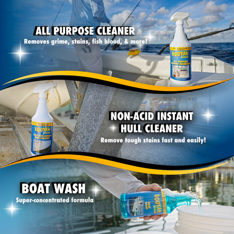 COMPLETE BOAT CLEANING KIT – QUART TRIO